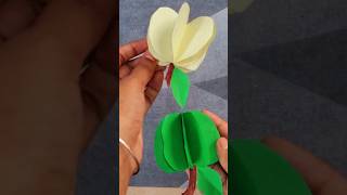 handmade paper flower craft 🌼 #craftideas #diy #shortsvideos #youtubeshorts #videos