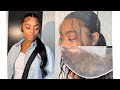 HD FRONTAL PONYTAIL WITH 13*6 frontal EBEXTENSIONS hair with extended pony | Beginner Friendly