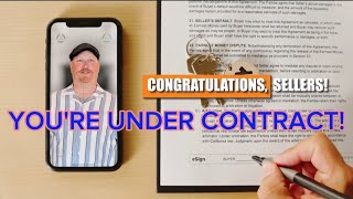 Congratulations Sellers! You're Under Contract!