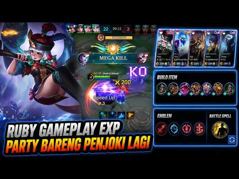 RUBY GAMEPLAY WITH A PILOT WINSTREAK‼️ MOBILE LEGENDS BANG BANG