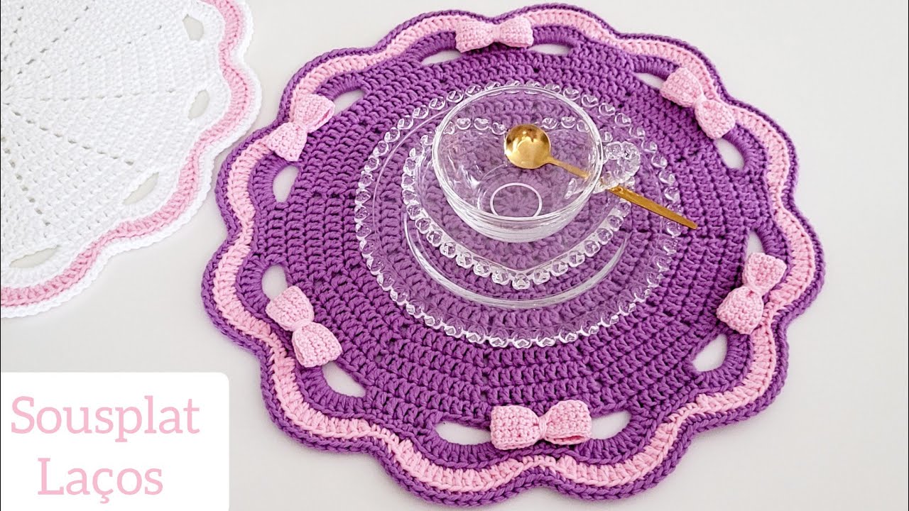 SOUSPLAT LAÇO de crochê, esse vai te SURPREENDER 🥰