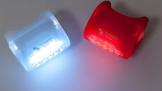 【Review】The Friendly Swede Silicone 7 LED Bike Light Set ヘッドライト＆テールライト