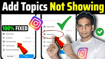 Add Topic Option Not Showing Instagram| Add topic not working | instagram add topic option kese laye
