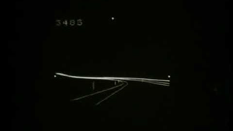 Rendering of a planned highway (1961) - First realistic computer animation