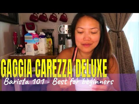GAGGIA CAREZZA DELUXE ESPRESSO MACHINE | BARISTA 101 BEST FOR BEGINNERS