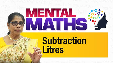 Learn basic of mental Maths for beginners | Capacity- Subtraction liters | Maths Tricks