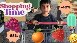 Jamal grocery store shopping trip with family in Ireland|kid grocery shopping trip|zara &Jamal world