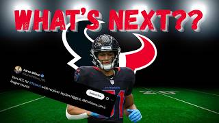 Jayden Higgins ACL Injury... What's Next For the Houston Texans