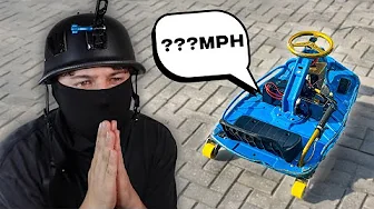 Did I just make the FASTEST Mini DRIFT Kart?