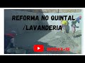 [ANTES E DEPOIS] REFORMA NO QUINTAL | Tava muito ruim | Ficou top |por Ziene Gomes.