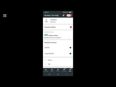 Cách xem và thay đổi các loại dịch vụ trong app Taxsee Driver