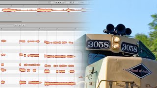 Video thumbnail of "Perfectly Autotuned Train Horns"