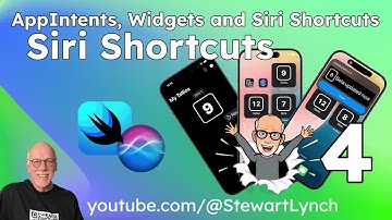 MyTallies Widgets AppIntents SiriShortcuts Part 4:  Siri Shortcuts