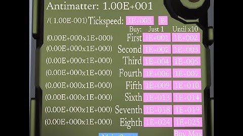 KTaNE - How To - Antimatter Dimensions