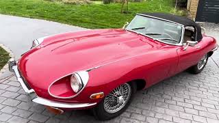 Le 16 mai à 14h. À l’Hôtel des ventes de Laval. : exceptionnelle Jaguar type E cabriolet, 1970.