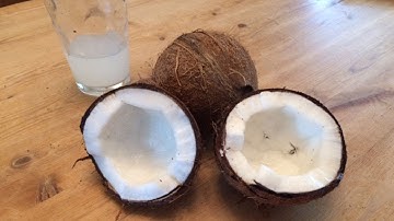 How to crack open a coconut