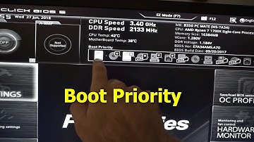 How to Boot the PC from a different device? (MSI B350, sept.2017 BIOS )