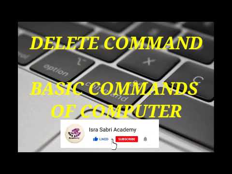 Delete Command|GW Basic Command of Computer Explain in Urdu \Hindi for ...