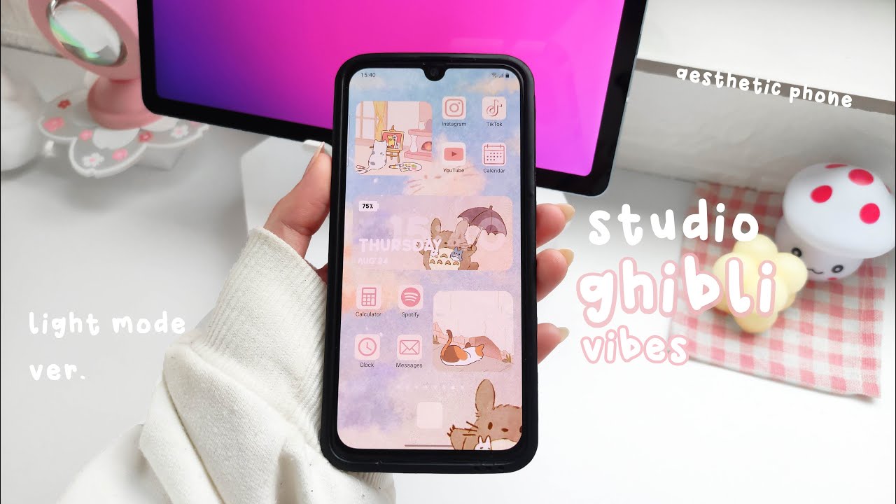 plain pastel pink - widgetopia homescreen widgets for iPhone / iPad /  Android