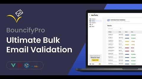 BouncifyPro – SaaS Bulk Email Verification & Lead Management Platform | Installation & Overview
