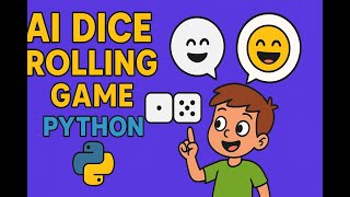 Python Dice Rolling Game for Kids | Fun AI Reactions & Beginner Coding Tutorial