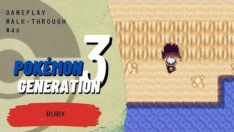 Pokémon Ruby 3rd. Gen | Gameplay Walk-through #40 | Meteor Falls