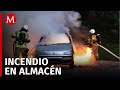 Cae presunto responsable de incendiar almacén de autos en Aguascalientes