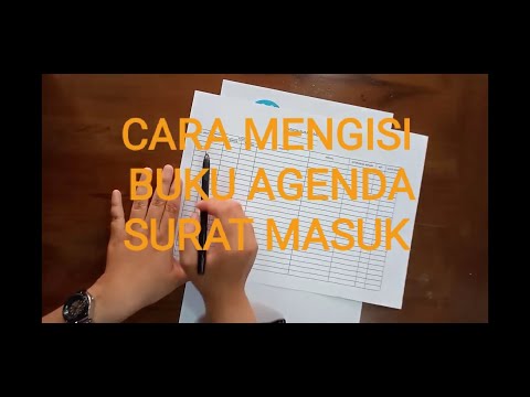Video: Cara Menulis Agenda