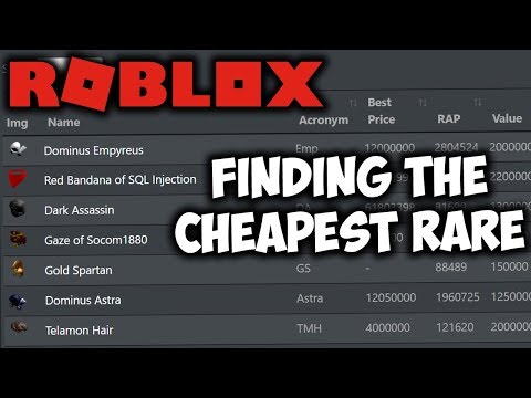 This Is The Cheapest Rare Roblox Limited Youtube - roblox cheapest limited