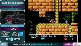 Gargoyle's Quest 2 by RogueLink in 27:14 - SGDQ 2016 - Part 117