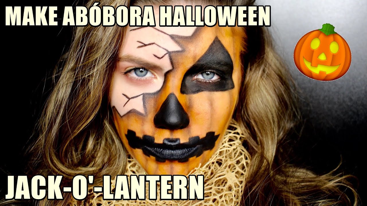 MAQUIAGEM ABÓBORA DE HALLOWEEN JACK O LANTERN DIA DAS BRUXAS | Mariana Ubertini