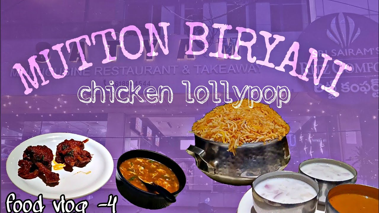 FOOD VLOG 4 SATYAM RESTAURANT Near Diamond Park , VIZAG YouTube