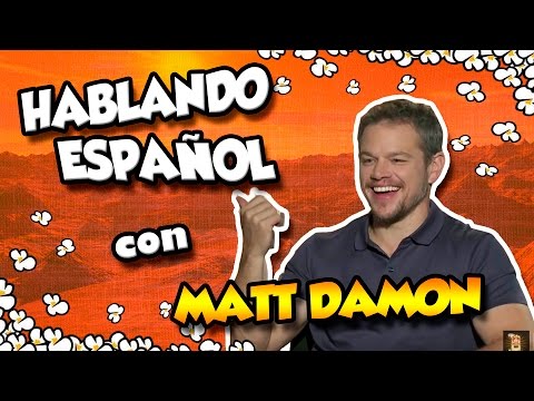Matt Damon Hablando en ESPAÑOL