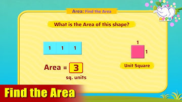 G2 - Module 24 - Exercise 1 - What is Area? | Appu Series | Grade 2 Math Learning