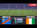 Congo D.R. U17 contre Pesisir Ivoire U17 | Coupe d'Afrique des Nations U17 - Simulation en direct