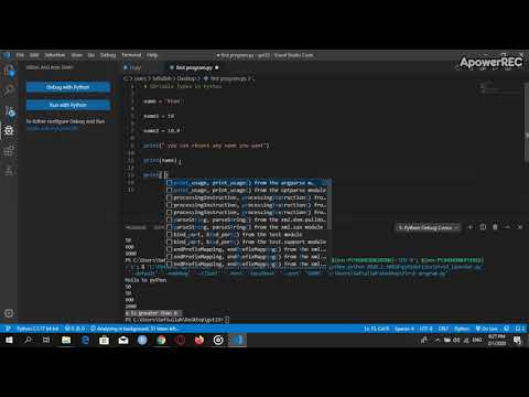 Python String, Integer and Float Types.