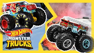 BIGFOOT vs the Abominable Snowman!!! ☃ | Monster Trucks Tournament of Titans | @HotWheels