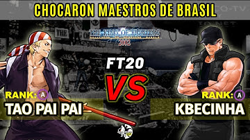 MESTRE TAO PAI PAI vs KBECINHA FT20 ¡GRAN BATALLA DE INFARTO! KOF 2002