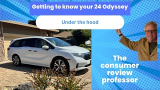 Getting to know your 24 Honda Odyssey Under the hood