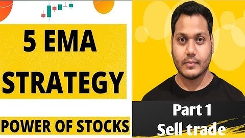 5 EMA Intraday Strategy -1 | Sell trade | Power of stocks | Traders Carnival । Intraday।