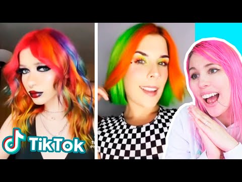 LAS MEJORES TRANSFORMACIONES DE CABELLO en TIK TOK