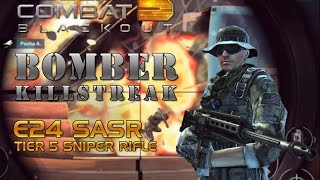 Modern Combat 5: Blackout - BOMBER Kill Streak! - E24 SASR Sniper Rifle (iOS)
