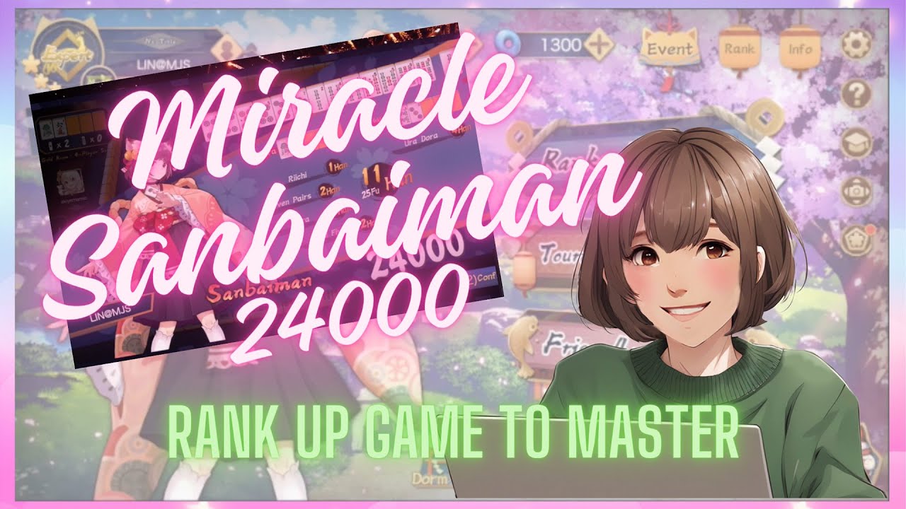 [MAHJONG SOUL] UNBELIEVABLE COME BACK RANK UP GAME to MASTER 1 - YouTube