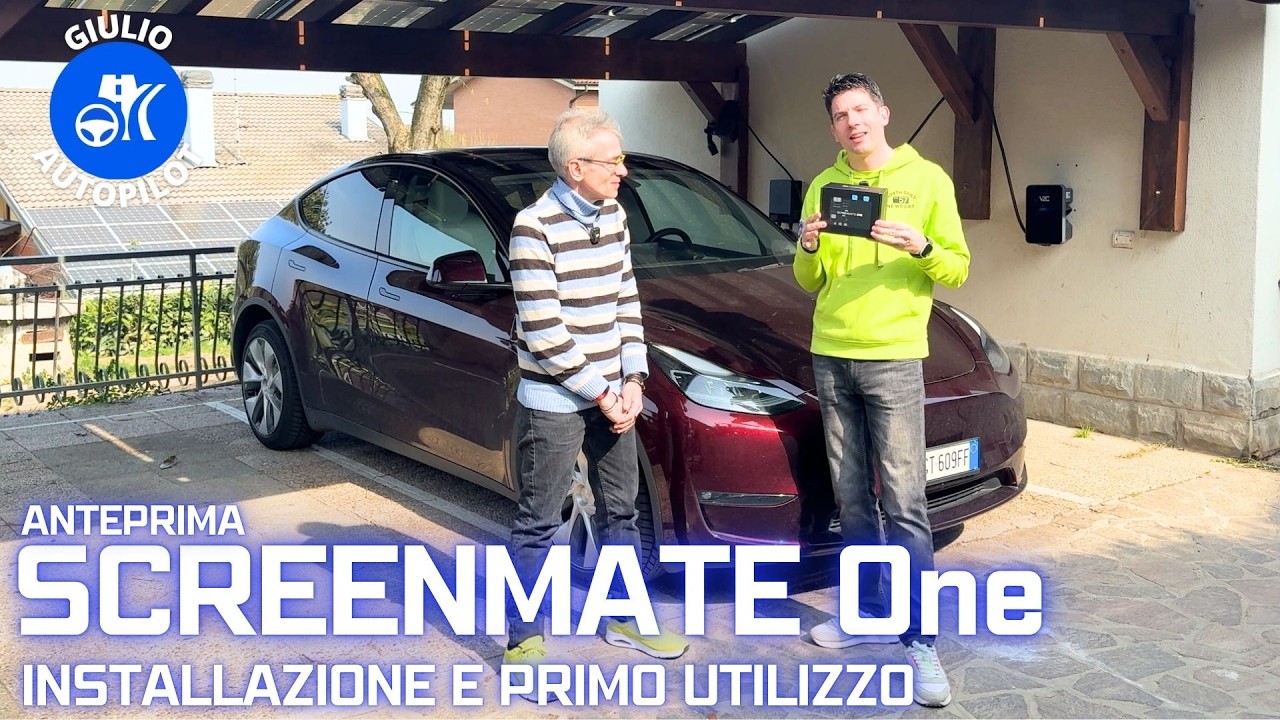 SCREENMATE One in ANTEPRIMA su TESLA Model Y 2024. Installazione e Primo sguardo