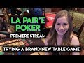 $500 VS BRAND NEW TABLE GAME! LA PAIRE POKER!! - YouTube