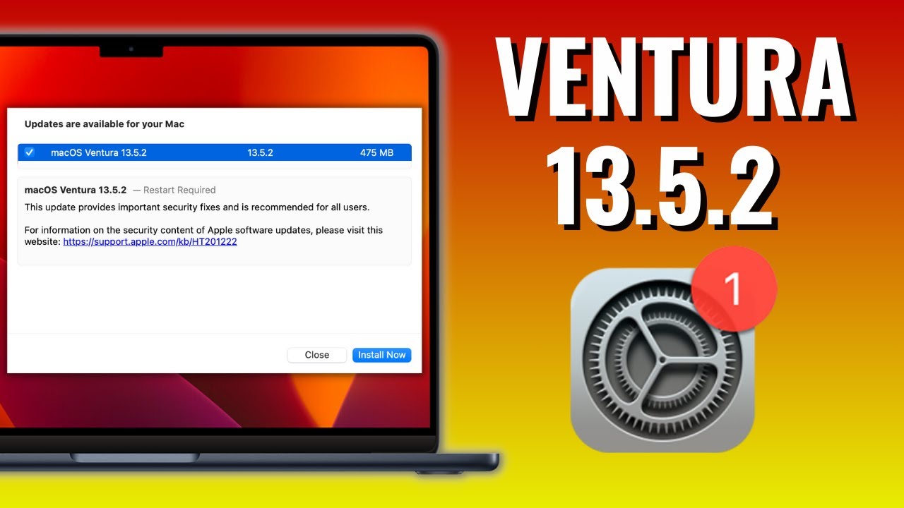 macOS Ventura 13.5.2 Update - INSTALL IT NOW! - YouTube