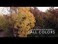 Property fall colors - aerial footage - our big house in the little woods