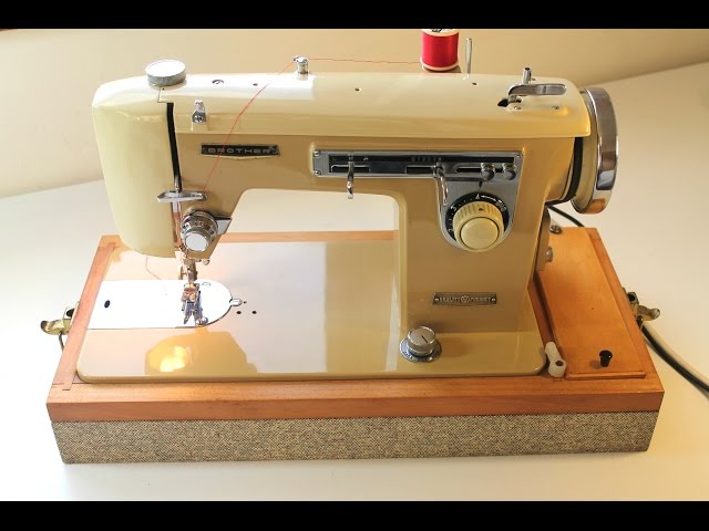 How to use a vintage sewing machine brother 345 