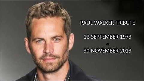 Paul Walker Tribute