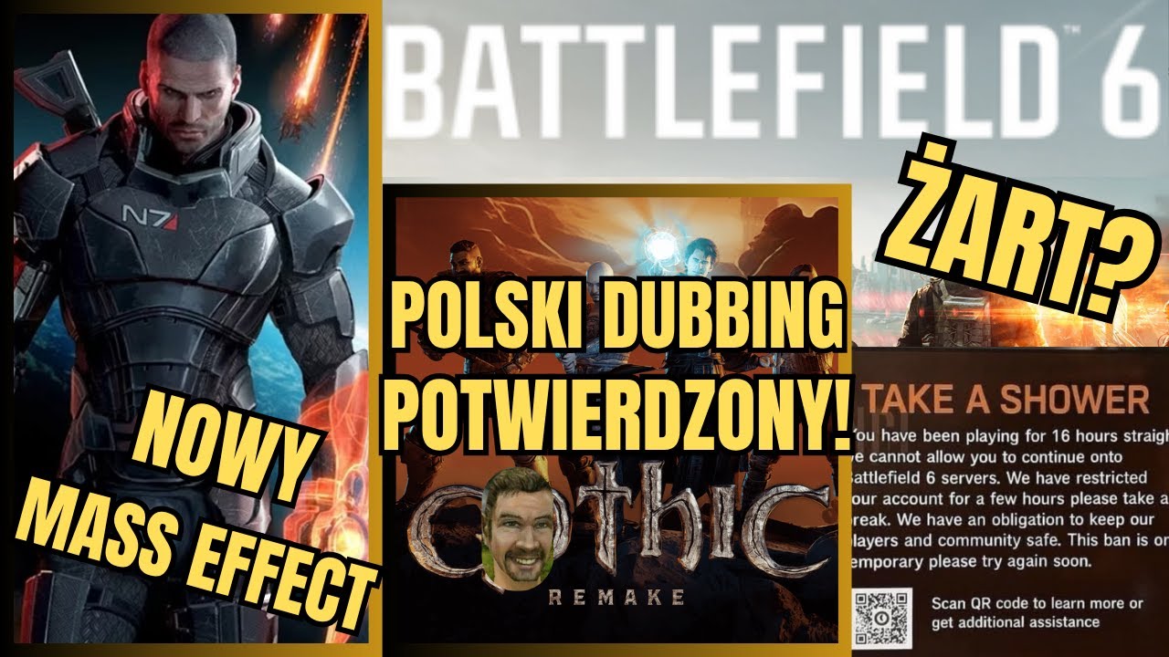 GOTHIC REMAKE - ŚWIETNE WIEŚCI! | NOWY MASS EFFECT | GTA 6 OPÓŹNIONE | BATTLEFIELD 6 "DRAMA"